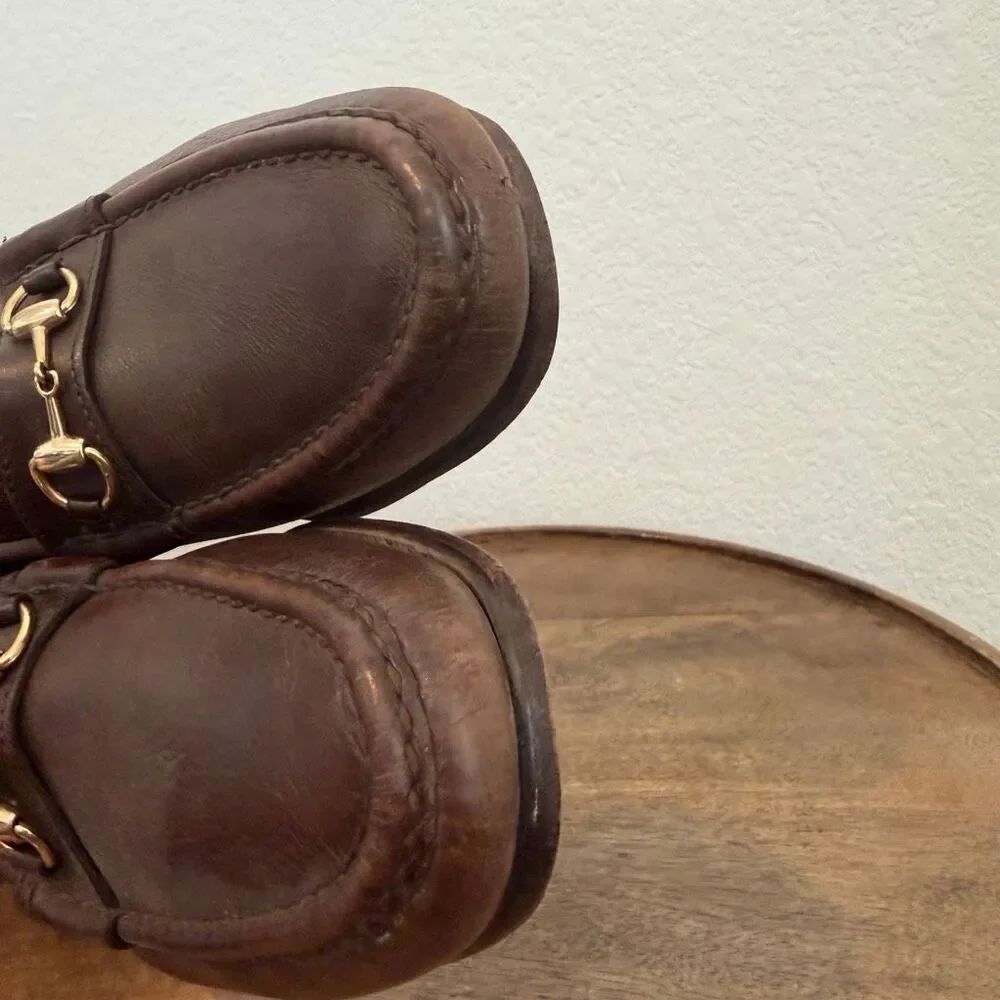 Alden Cape Cod Collection Brown Leather Horse Bit Slip-On Loafer Men's Size 10